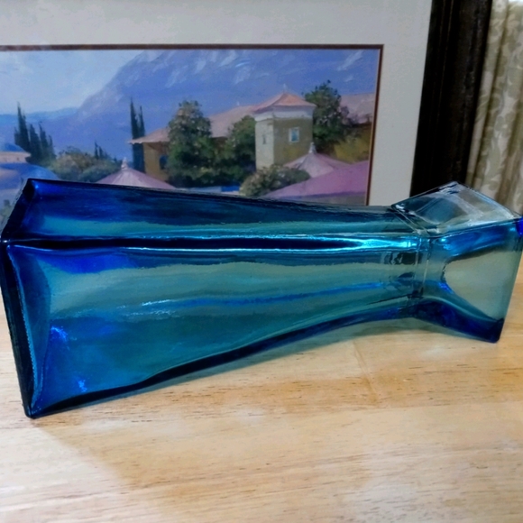 Vidrios San Miguel Accents Vidrios San Miguel Blue Vase 14 Poshmark